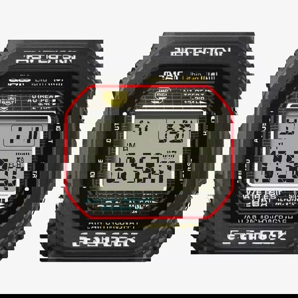 Casio G-Shock Mens Origin Revival Black Rubber Digital Display Watch DW-5000R-1AER