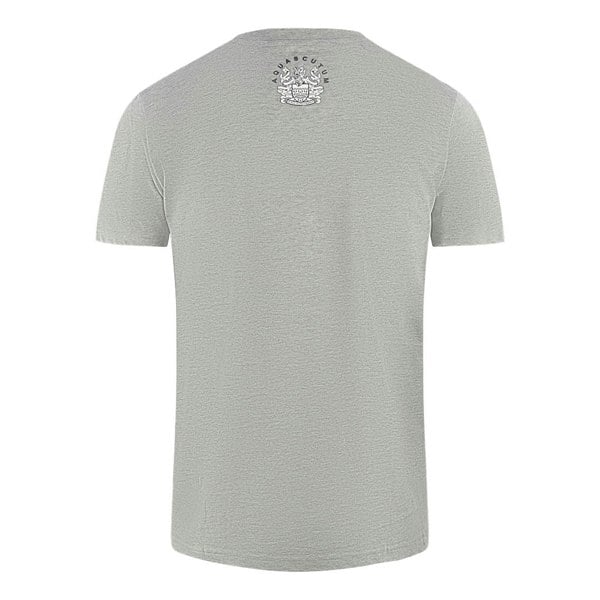 Aquascutum London Embroidered A Logo T-Shirt - Grey