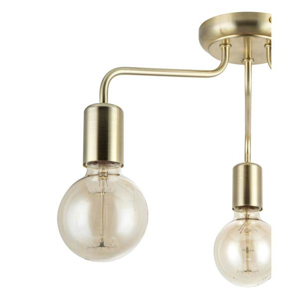 COSYLYTE Fraser 3 Light Metal Ceiling Flush Light