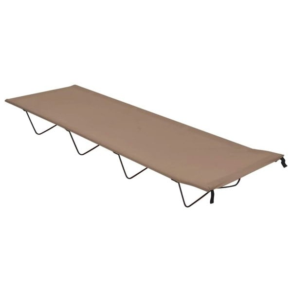 Berkfield Camping Bed 180x60x19 cm Oxford Fabric and Steel Taupe
