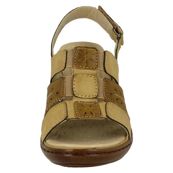 Eaze Ladies Eaze Casual Sling Back Heeled Sandals