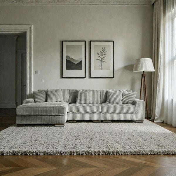 Snug Furniture Jumbo Cord 3 Piece Modular Sofa Left Hand
