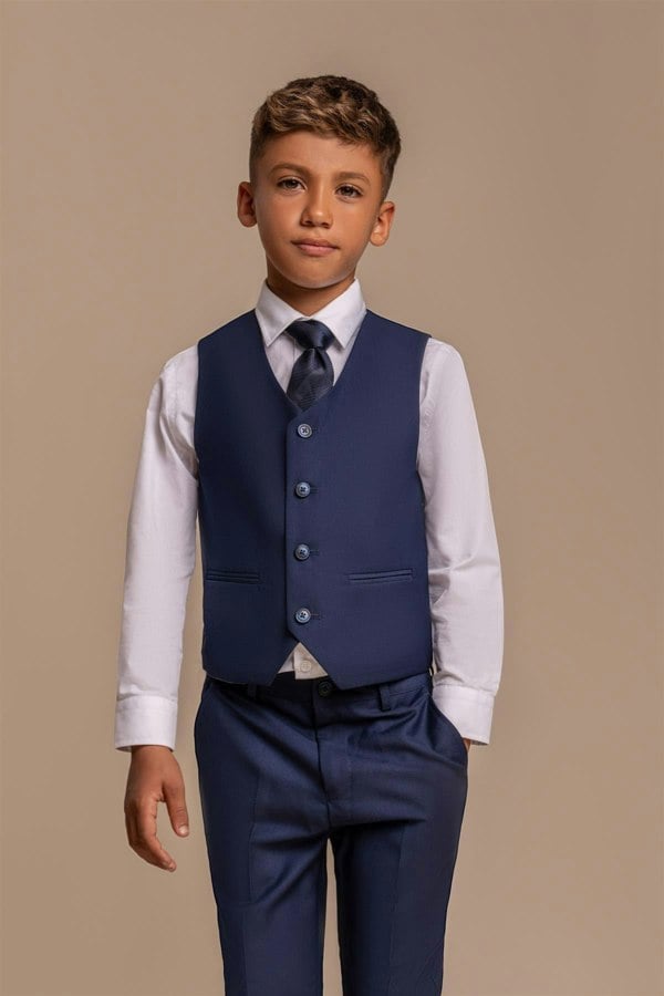 Boys Jefferson Waistcoat Front