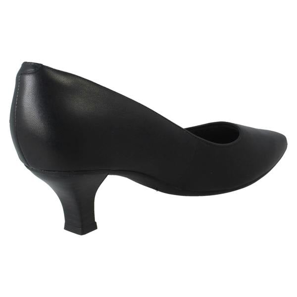 Clarks Ladies Clarks Formal Leather Slip On Smart Work Court Shoes Kepley Vine