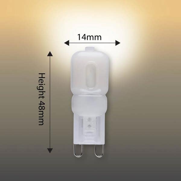 BELL Lighting G9 LED Bulb 2W Energy Saving Light Bulbs