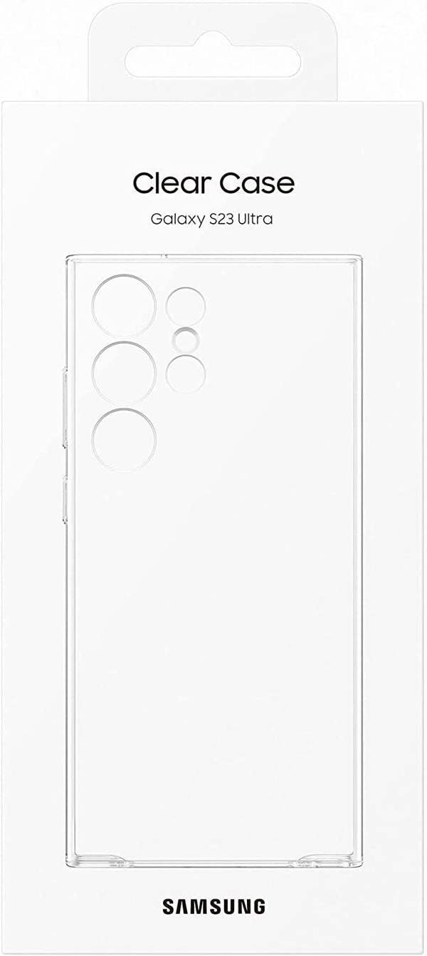 Samsung Galaxy S23 Ultra Clear Slim TPU Case Transparent - EF-QS918CTEGWW