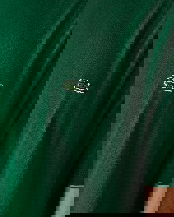 Lacoste Mens Crew Neck Pima Cotton Jersey T-Shirt - Green 132