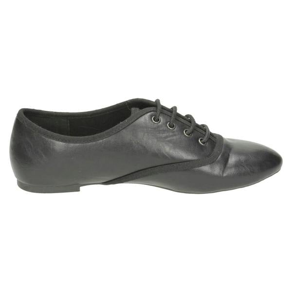 Spot On Ladies Spot On Smart Brogue Style Shoes