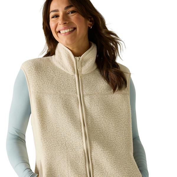Regatta Womens/Ladies Frankie Borg Body Warmer - Light Vanilla - 