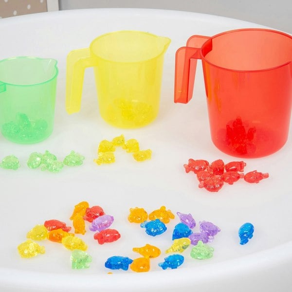 tickit Translucent Colour Nesting Jugs - Pack of 3