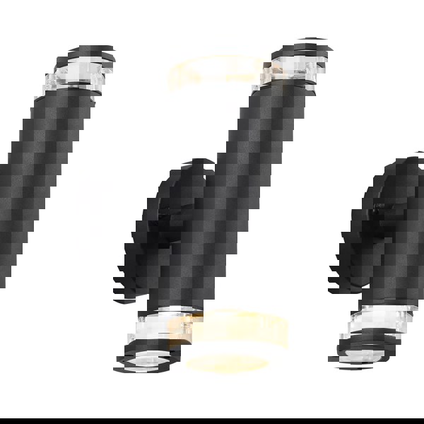 Nordlux Birk Double | Wall light | Black