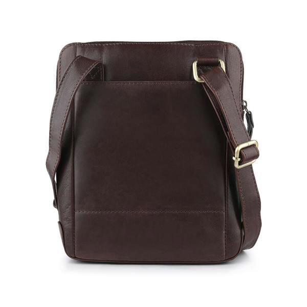 PRIMEHIDE Medium Leather Messenger Bag - Matteo Tuscan