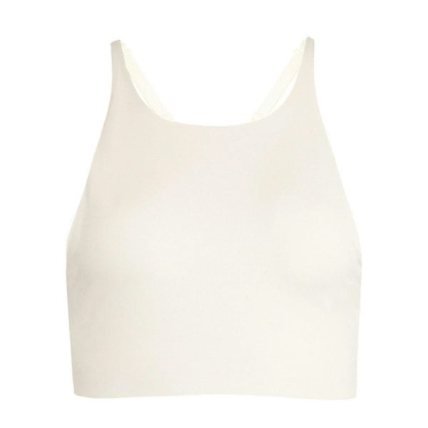 Girlfriend Collective Womens/Ladies Topanga Cross Back Bra - Ivory