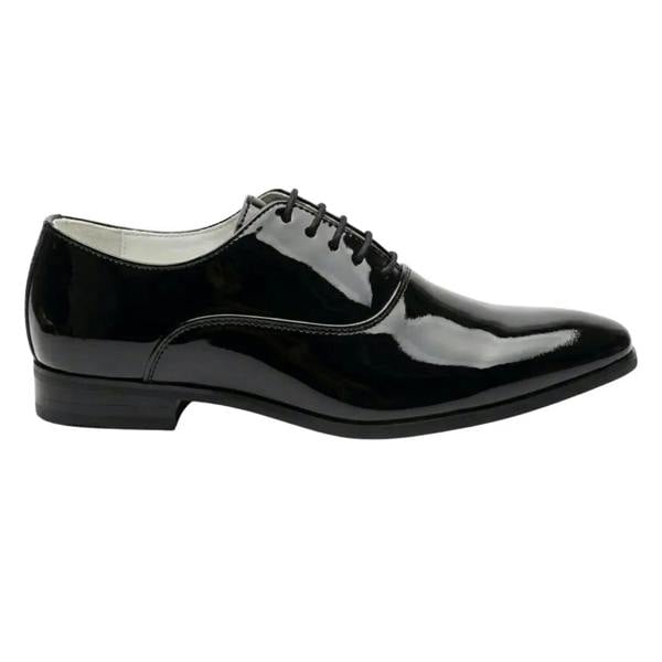 Dolcetto Men’s Formal Patent PU Leather Oxford Shoes