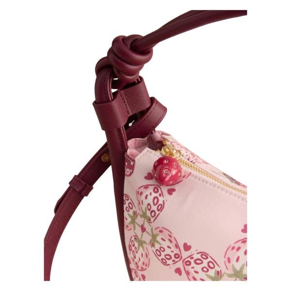 Cath Kidston Strawberry Knot Shoulder Crossbody Bag - Pink - 