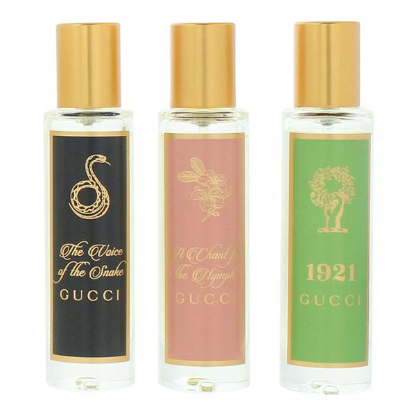 Gucci The Alchemist's Garden 1921, A Chant For The Nymph, The Voice Of The Snake Eau de Parfum 3 x 15ml Gift Set