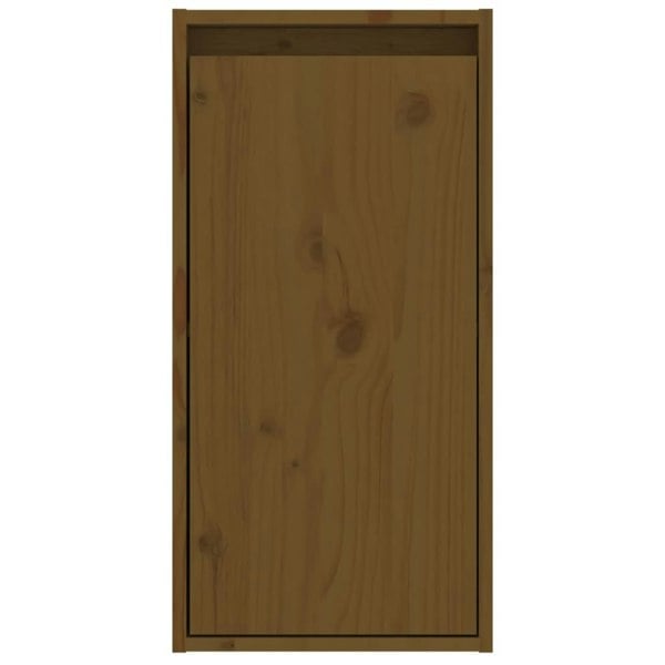 Berkfield Wall Cabinets 2 pcs Honey Brown 30x30x60 cm Solid Wood Pine
