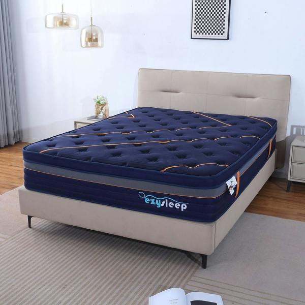 Ezysleep 30cm Saphire Harmony Spring Foam Mattress