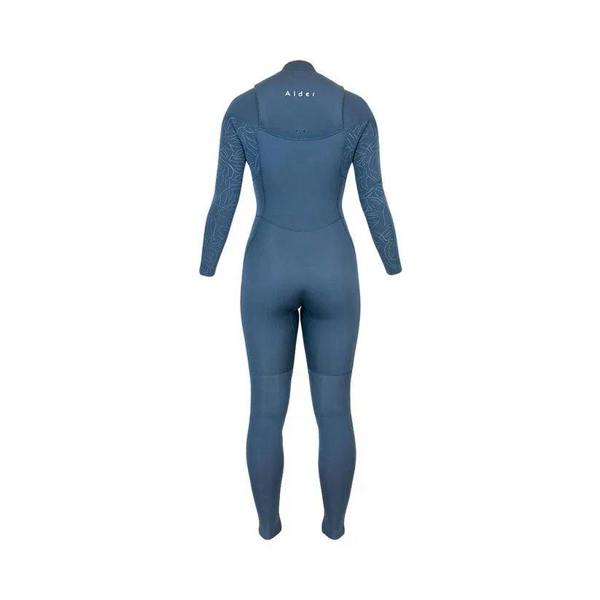 Alder Revo Womens 4/3mm Chest Zip Slate (Leaf Print)