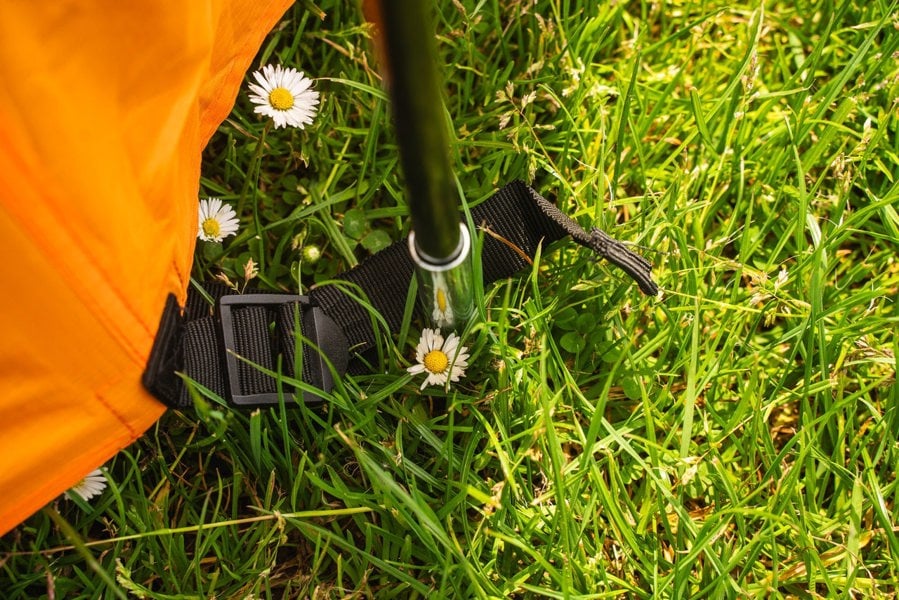 The ring and pin system on The Wichenford 8.0 tent