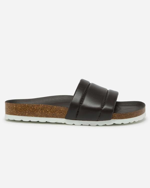 Oliver Sweeney Bornos Leather Mens Slides - Brown | CHO | Designer Mens Sandals