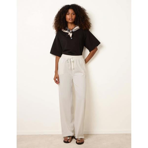 Blue Vanilla Elastic Waist Trousers