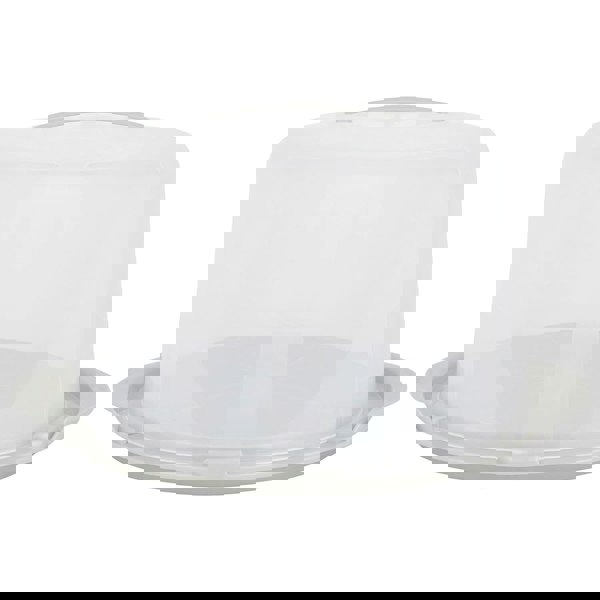 Clear Plastic Deep Cake Box Storage Container With Lid & Carry Handles