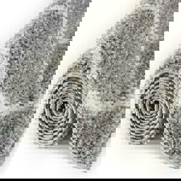 Moroccan Design Thick Shaggy Area Rugs Grey