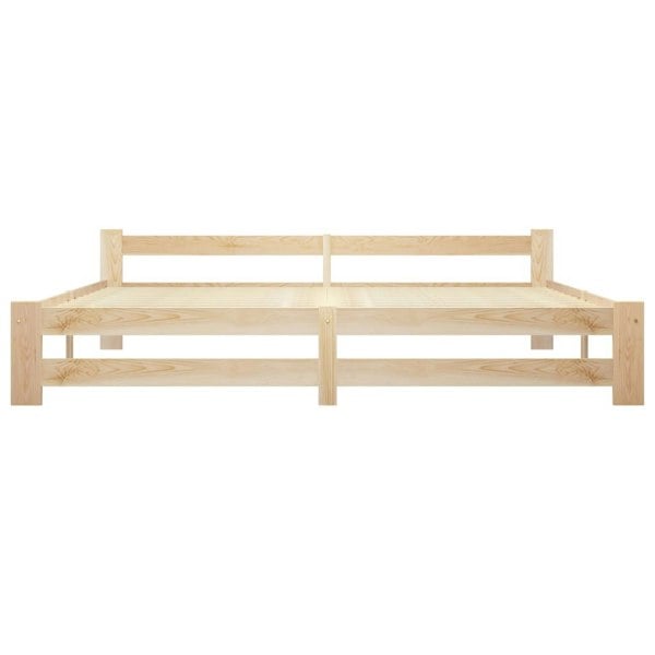 Berkfield Bed Frame Solid Pine Wood 200x200 cm