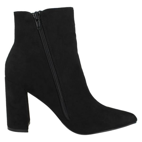 Spot On Ladies Spot On Zip Up Ankle Boots F51140