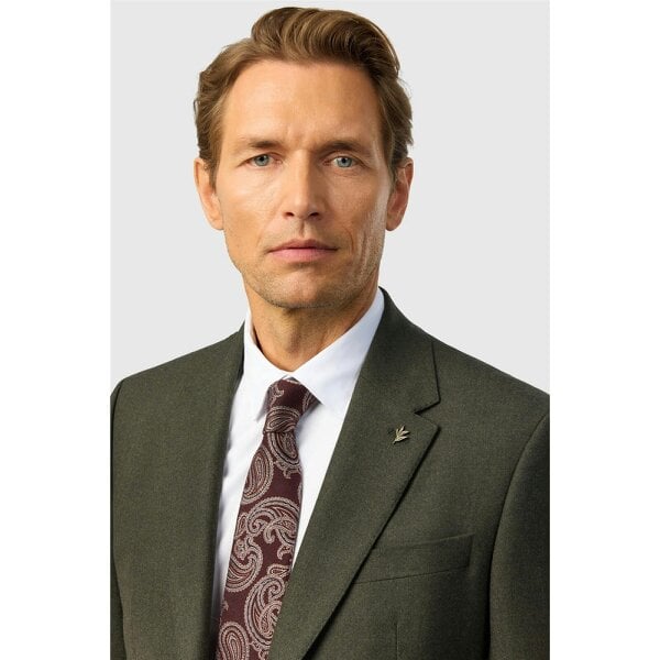 Ted Baker Tailored Fit Forest Stretch Flannel Jacket