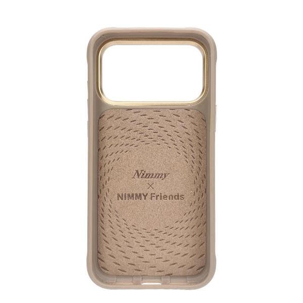 Nimmy Friends Nimmy Teddy Magnetic Combo Case with Detachable MagSafe Card Holder Stand for iPhone 17 Pro Max 6.9" Brown - N-CXMC-KTZH-IP17-PRO-MAX-14