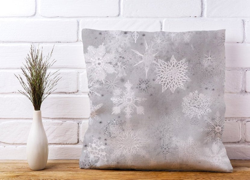 Warren Reed Snowflakes Cushions