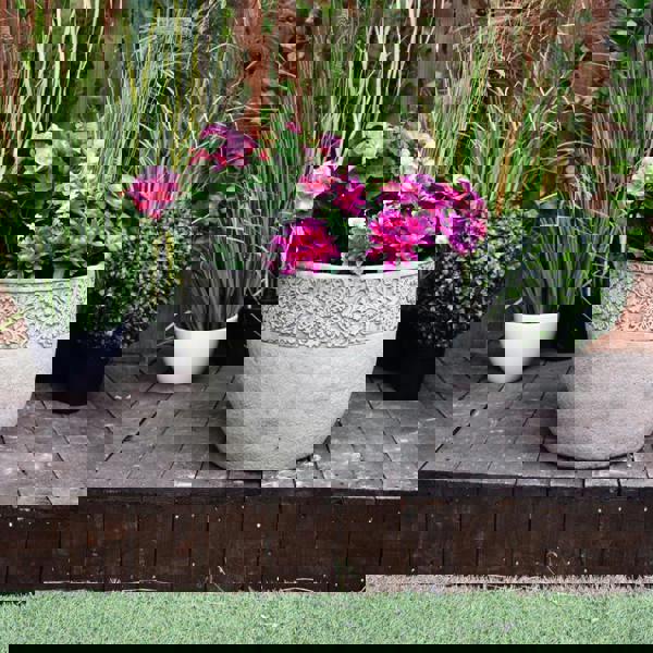 Large Lace Flowerpot Planter