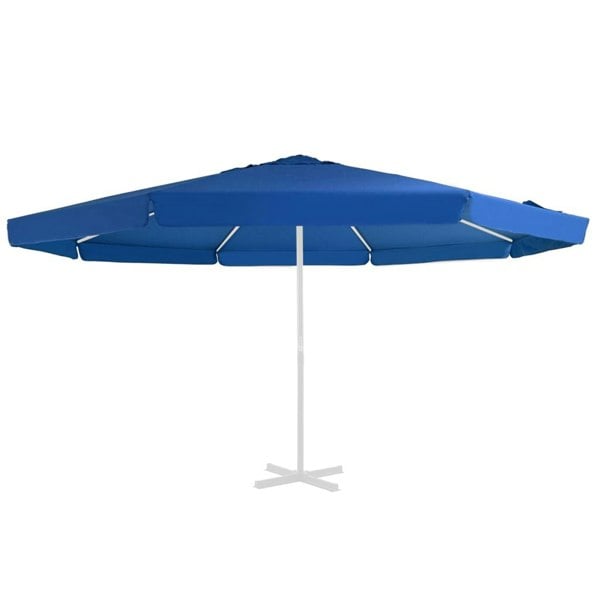 Berkfield Replacement Fabric for Outdoor Parasol Azure Blue 500 cm