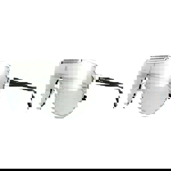 Versace Sunglasses VE2140 10006G Silver Light Grey Silver Mirror