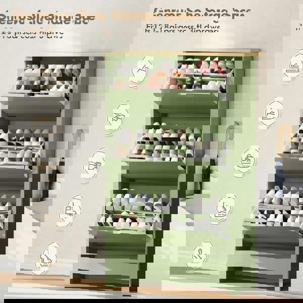 Flip-down Shoe Cabinet