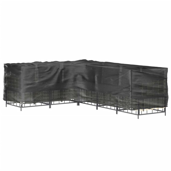 Berkfield L-Shaped Garden Furniture Cover 16 Eyelets 260x210x80 cm