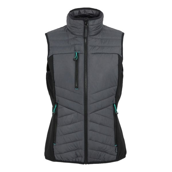 Regatta Professional Womens/Ladies Ada Hybrid Hybrid Body Warmer - Seal Grey/Black