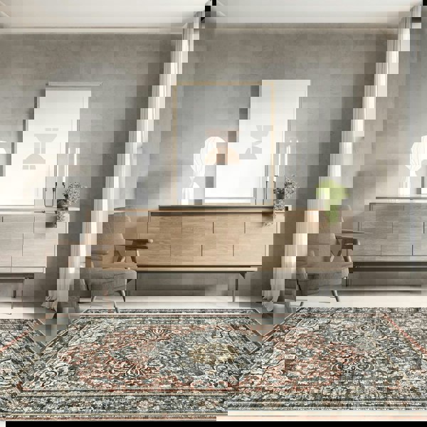 haritage-traditional-rug-medallion-design-non-shedding