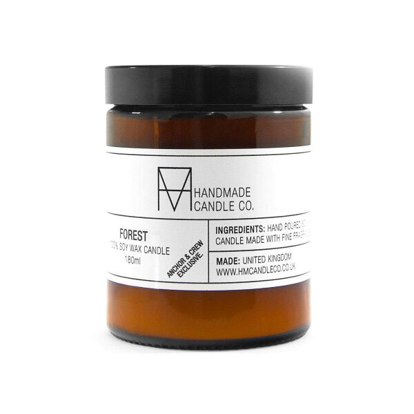 Anchor & Crew Handmade Candle Co. Forest Scented Soy Wax Candle (180ml) (Exclusive)