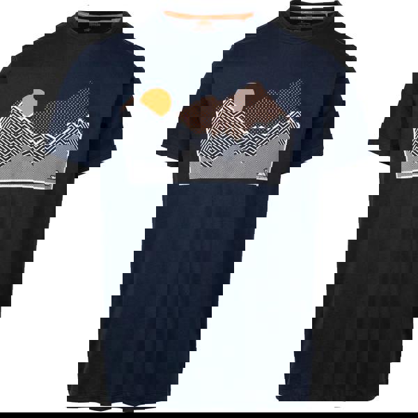 Trespass Mens Lisab Printed T-Shirt - Navy