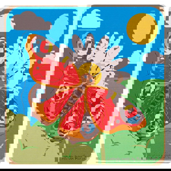 Bigjigs Toys Lifecycle Layer Puzzle - Butterfly