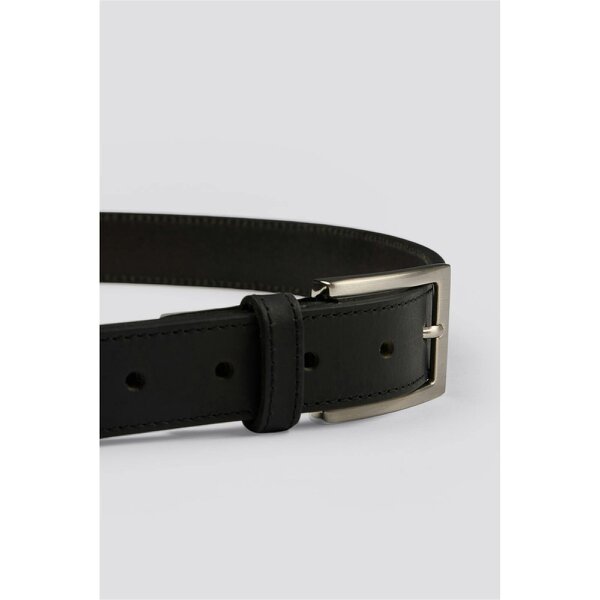 Limehaus Holt Black Leather Belt