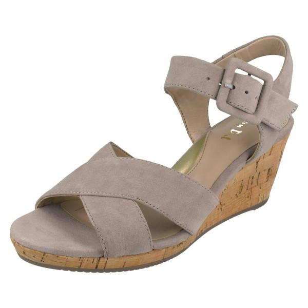Van Dal Ladies Van-Dal Wedge Sandal Pearl