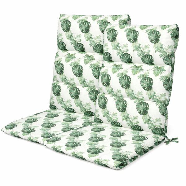Gardenwize Pair of Outdoor Seat Cushion – Bali Full Length Chair Pad