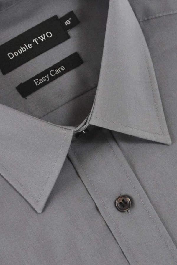 Silver Grey Classic Easy Care Long Sleeve Shirt