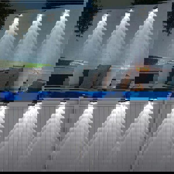 Leaper Outdoor Solar Waterproof Stainless Steel Wall Light