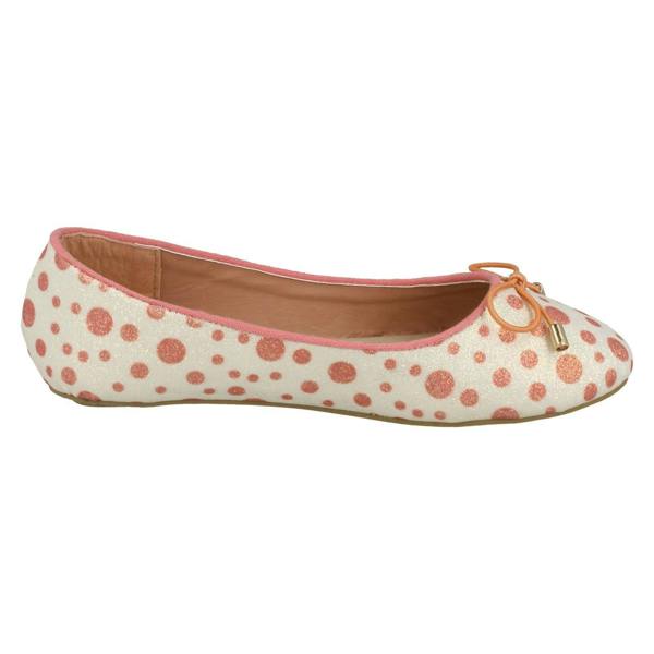 Spot On Girls Spot On Spotted Ballerinas