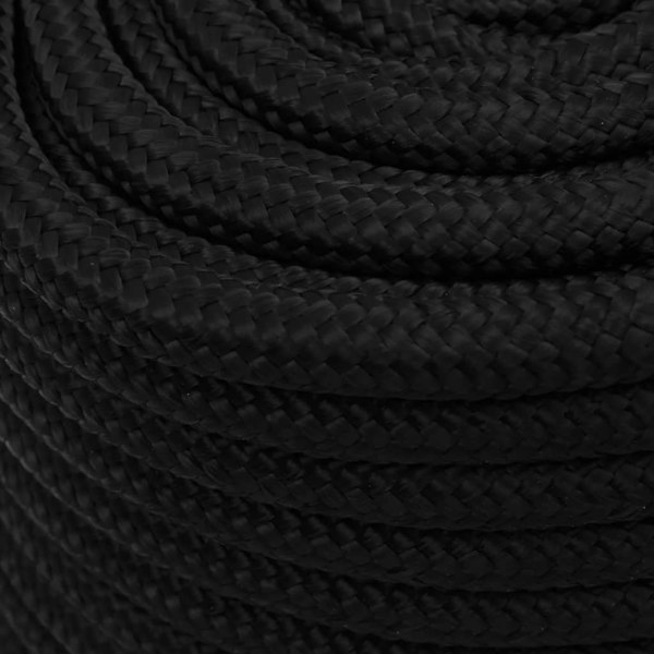 Berkfield Work Rope Black 18 mm 25 m Polyester